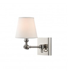 Hillsdale 1 Light Wall Sconce 6231-PN Hudson Valley Lighting  Hillsdale 1 Light Wall Sconce 6231-PN Hudson Valley Lighting