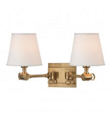 Hillsdale 2 Light Wall Sconce 6232-AGB Hudson Valley Lighting  Hillsdale 2 Light Wall Sconce 6232-AGB Hudson Valley Lighting