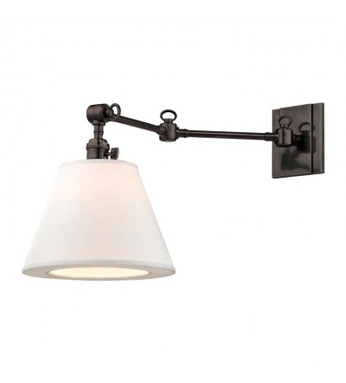 Hillsdale 1 Light Swing Arm Wall Sconce 6233-OB Hudson Valley Lighting