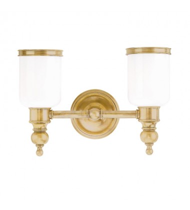  Chatham 2 Light Bath Bracket 6302-AGB Hudson Valley Lighting