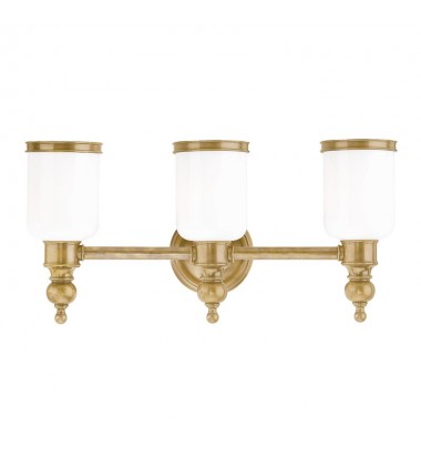 Chatham 3 Light Bath Bracket 6303-AGB Hudson Valley Lighting Chatham 3 Light Bath Bracket 6303-AGB Hudson Valley Lighting