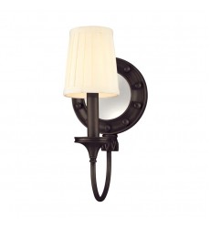 Regent 1 Light Mirrored Wall Sconce 631-OB Hudson Valley Lighting  Regent 1 Light Mirrored Wall Sconce 631-OB Hudson Valley Lighting