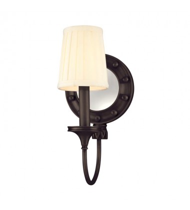 Regent 1 Light Mirrored Wall Sconce 631-OB Hudson Valley Lighting  Regent 1 Light Mirrored Wall Sconce 631-OB Hudson Valley Lighting