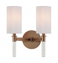  Wylie 2 Light Wall Sconce 6312-BB Hudson Valley Lighting