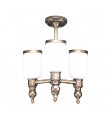  Chatham 3 Light Semi Flush 6313-AN Hudson Valley Lighting