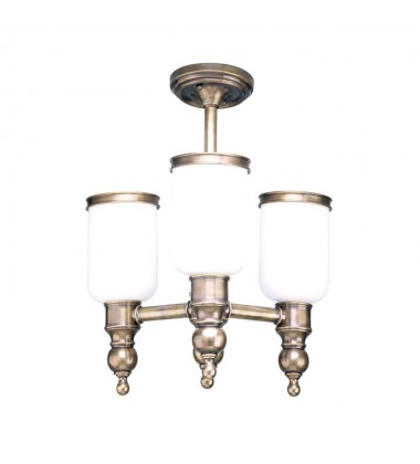 Chatham 3 Light Semi Flush 6313-AN Hudson Valley Lighting  Chatham 3 Light Semi Flush 6313-AN Hudson Valley Lighting
