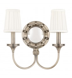 Regent 2 Light Mirrored Wall Sconce 632-ON Hudson Valley Lighting  Regent 2 Light Mirrored Wall Sconce 632-ON Hudson Valley Lighting