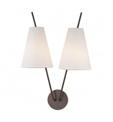 Milan 2 Light Wall Sconce 6322-OB Hudson Valley Lighting  Milan 2 Light Wall Sconce 6322-OB Hudson Valley Lighting