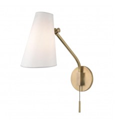 Patten 1 Light Swing Arm Wall Sconce 6341-AGB Hudson Valley Lighting  Patten 1 Light Swing Arm Wall Sconce 6341-AGB Hudson Valley Lighting