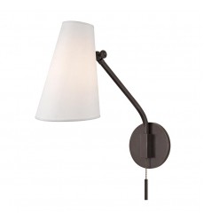 Patten 1 Light Swing Arm Wall Sconce 6341-OB Hudson Valley Lighting  Patten 1 Light Swing Arm Wall Sconce 6341-OB Hudson Valley Lighting