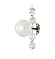  Calypso 1 Light Wall Sconce 6400-PN Hudson Valley Lighting