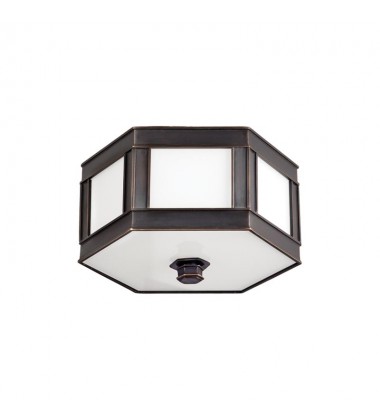 Nassau 1 Light Flush Mount 6410-OB Hudson Valley Lighting  Nassau 1 Light Flush Mount 6410-OB Hudson Valley Lighting