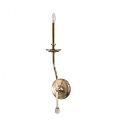 Lauderhill 1 Light Wall Sconce 6411-AGB Hudson Valley Lighting  Lauderhill 1 Light Wall Sconce 6411-AGB Hudson Valley Lighting