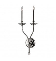Lauderhill 2 Light Wall Sconce 6412-PN Hudson Valley Lighting  Lauderhill 2 Light Wall Sconce 6412-PN Hudson Valley Lighting