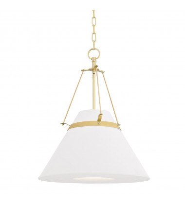 Clemens 1 Light Pendant 6421-AGB Hudson Valley Lighting Clemens 1 Light Pendant 6421-AGB Hudson Valley Lighting
