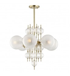  Calypso 6 Light Chandelier 6427-AGB Hudson Valley Lighting