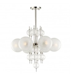  Calypso 6 Light Chandelier 6427-PN Hudson Valley Lighting