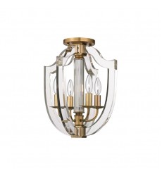 Arietta 4 Light Semi Flush 6500-AGB Hudson Valley Lighting
