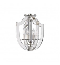  Arietta 4 Light Semi Flush 6500-PN Hudson Valley Lighting