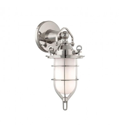 New Canaan 1 Light Bath Bracket 6501-PN Hudson Valley Lighting  New Canaan 1 Light Bath Bracket 6501-PN Hudson Valley Lighting