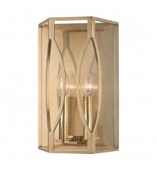 Roswell 2 Light Wall Sconce 6502-AGB Hudson Valley Lighting  Roswell 2 Light Wall Sconce 6502-AGB Hudson Valley Lighting