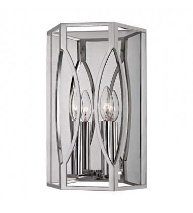 Roswell 2 Light Wall Sconce 6502-PN Hudson Valley Lighting  Roswell 2 Light Wall Sconce 6502-PN Hudson Valley Lighting