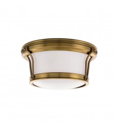 Newport 2 Light Flush Mount 6510-AGB Hudson Valley Lighting