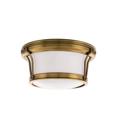 Newport 2 Light Flush Mount 6510-AGB Hudson Valley Lighting