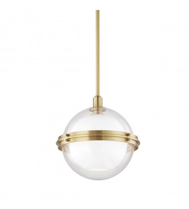 Northport 1 Light Pendant 6514-AGB Hudson Valley Lighting  Northport 1 Light Pendant 6514-AGB Hudson Valley Lighting