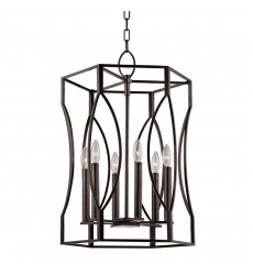 Roswell 6 Light Pendant 6517-OB Hudson Valley Lighting  Roswell 6 Light Pendant 6517-OB Hudson Valley Lighting