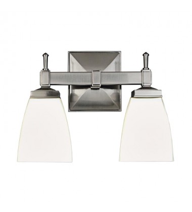 Kent 2 Light Bath Bracket 652-SN Hudson Valley Lighting  Kent 2 Light Bath Bracket 652-SN Hudson Valley Lighting