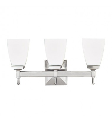 Kent 3 Light Bath Bracket 653-SN Hudson Valley Lighting  Kent 3 Light Bath Bracket 653-SN Hudson Valley Lighting