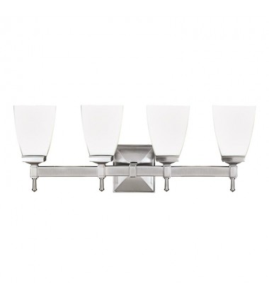 Kent 4 Light Bath Bracket 654-SN Hudson Valley Lighting  Kent 4 Light Bath Bracket 654-SN Hudson Valley Lighting