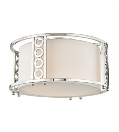 Infinity 3 Light Flush Mount 6710-PN Hudson Valley Lighting  Infinity 3 Light Flush Mount 6710-PN Hudson Valley Lighting