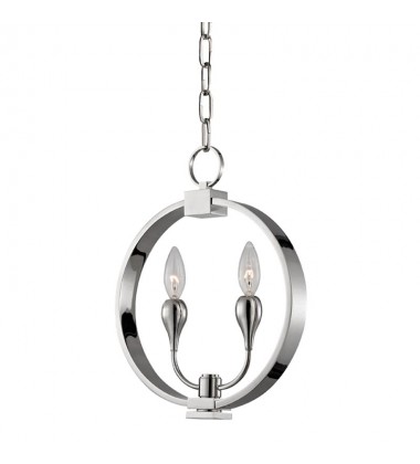  Dresden 2 Light Pendant 6712-PN Hudson Valley Lighting