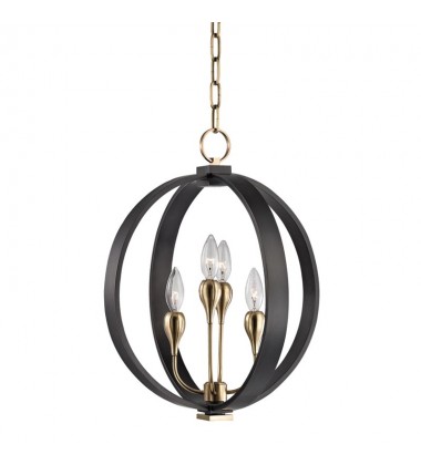  Dresden 4 Light Chandelier 6716-AOB Hudson Valley Lighting