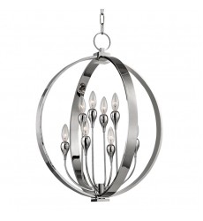  Dresden 8 Light Chandelier 6722-PN Hudson Valley Lighting