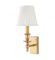 Ludlow 1 Light Wall Sconce 6801-AGB Hudson Valley Lighting  Ludlow 1 Light Wall Sconce 6801-AGB Hudson Valley Lighting