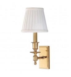 Ludlow 1 Light Wall Sconce 6801-PB Hudson Valley Lighting  Ludlow 1 Light Wall Sconce 6801-PB Hudson Valley Lighting