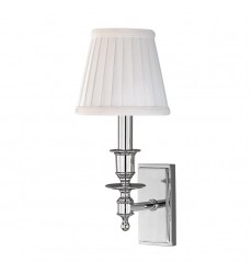 Ludlow 1 Light Wall Sconce 6801-PN Hudson Valley Lighting  Ludlow 1 Light Wall Sconce 6801-PN Hudson Valley Lighting