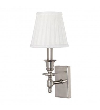 Ludlow 1 Light Wall Sconce 6801-SN Hudson Valley Lighting  Ludlow 1 Light Wall Sconce 6801-SN Hudson Valley Lighting