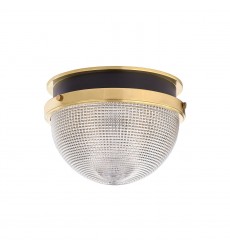 Lucien 1 Light Large Flush Mount 6914-AGB/BK Hudson Valley Lighting  Lucien 1 Light Large Flush Mount 6914-AGB/BK Hudson Valley Lighting