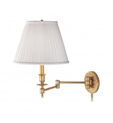Ludlow 1 Light Wall Sconce With Plug 6921-AGB Hudson Valley Lighting  Ludlow 1 Light Wall Sconce With Plug 6921-AGB Hudson Valley Lighting