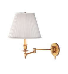 Ludlow 1 Light Wall Sconce With Plug 6921-PB Hudson Valley Lighting  Ludlow 1 Light Wall Sconce With Plug 6921-PB Hudson Valley Lighting