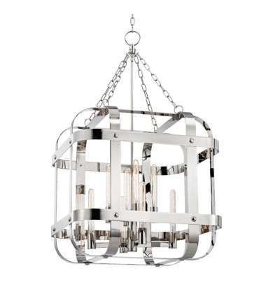  Colchester 8 Light Pendant 6925-PN Hudson Valley Lighting