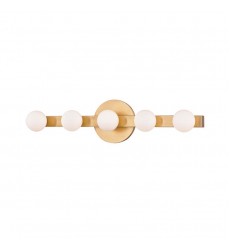 Taft 5 Light Wall Sconce 7005-AGB Hudson Valley Lighting  Taft 5 Light Wall Sconce 7005-AGB Hudson Valley Lighting