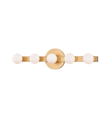 Taft 5 Light Wall Sconce 7005-AGB Hudson Valley Lighting  Taft 5 Light Wall Sconce 7005-AGB Hudson Valley Lighting