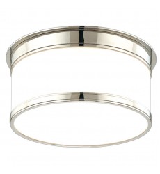  Geneva 1 Light Flush Mount 709-PN Hudson Valley Lighting