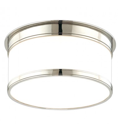 Geneva 1 Light Flush Mount 709-PN Hudson Valley Lighting  Geneva 1 Light Flush Mount 709-PN Hudson Valley Lighting