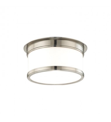 Geneva 1 Light Flush Mount 709-SN Hudson Valley Lighting  Geneva 1 Light Flush Mount 709-SN Hudson Valley Lighting